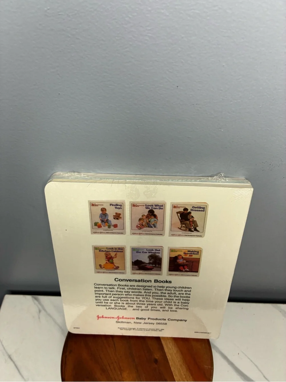 1985 Johnson & Johnson Conversation Books Set of 3 Sealed Child Development